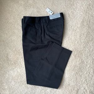 Talbots Hampshire Ankle pants Black size 6P NWT
